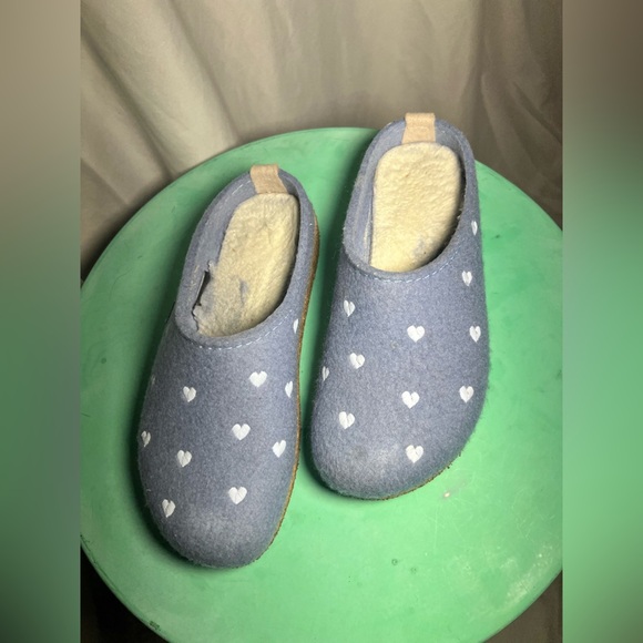 HAFLINGER Cuoricini Felt Clog Wool Slipper | 39 (US8) - Picture 11 of 13
